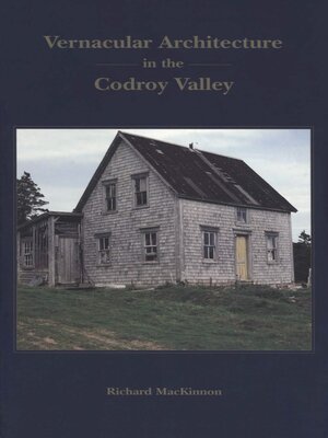 cover image of Vernacular Architecture in the Codroy Valley